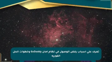 تعرف على أسباب رفض الوصول في نظام أمان GoDaddy وخطوات الحل الفورية